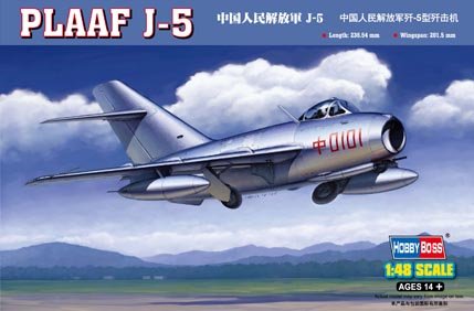 PLAAF J-5 Chinesische Volksarmee PLAAF J-5 Chinesische Volksarmee von HobbyBoss