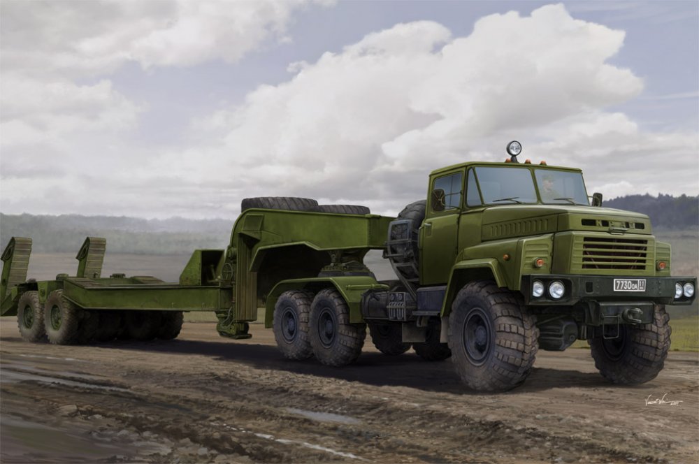 Russian KrAZ-260B Tractor with CMAZ/ChMZAP-5247G semitrailer Russian KrAZ-260B Tractor with CMAZ/ChMZAP-5247G semitrailer von HobbyBoss