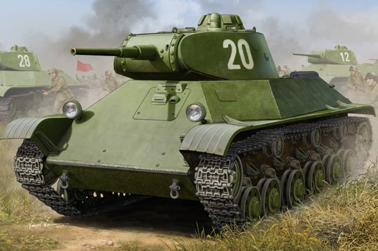 Russian T-50 Infantry Tank von HobbyBoss