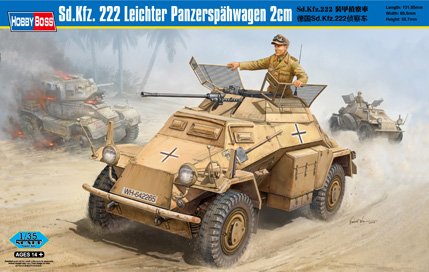 Sd.Kfz. 222 Leichter Panzerspahwagen 2cm von HobbyBoss