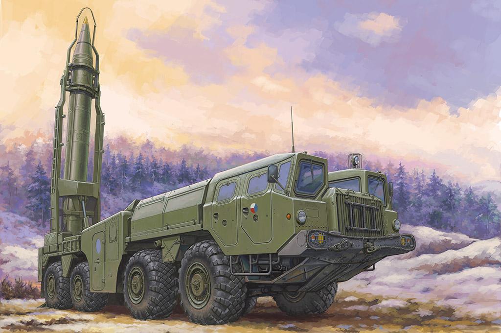 Soviet(9P117M1) Launcher w. R17 Rocket of 9K72 Missile Complex Elbrus(Scud B) von HobbyBoss