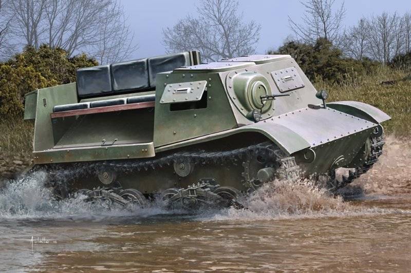 Soviet T-20 Armored Tractor Komsomolets 1940 von HobbyBoss