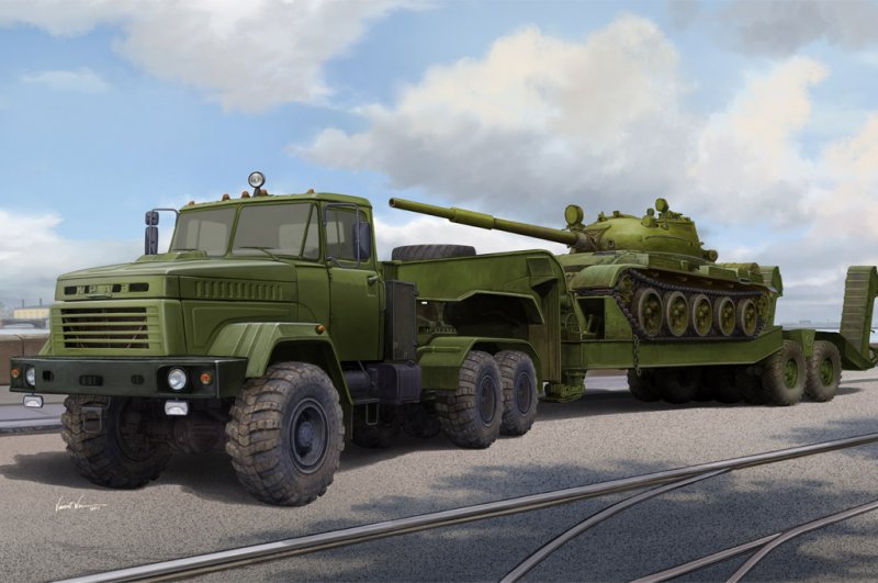 Ukraine KrAZ-6446 Tractor & MAZ/ChMZAP- 5247G Semitrailer Ukraine KrAZ-6446 Tractor & MAZ/ChMZAP- 5247G Semitrailer von HobbyBoss