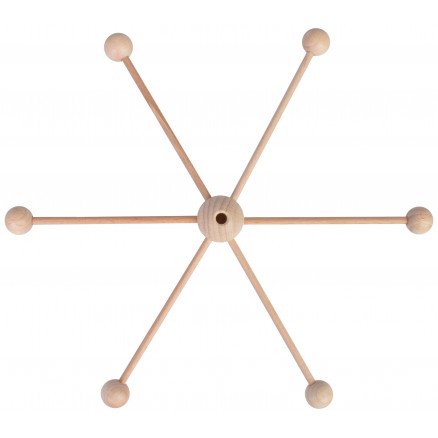 Mobile-Gestänge Holz Natur 4x100mm von HobbyFun