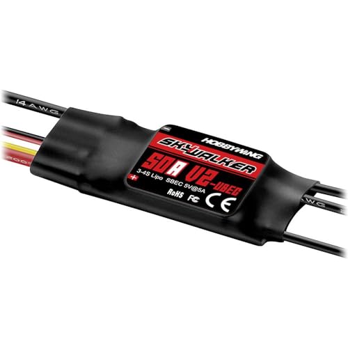 Hobbywing Skywalker V2 50A Flugmodell Brushless Flugregler Belastbarkeit (max. A): 70 A von HobbyWing