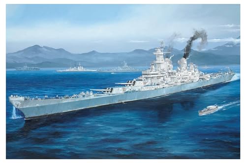 Hobbyboss HBB86516 1:350-USS Missouri BB-63 Modellbausatz in Formfarbe von Hobby Boss