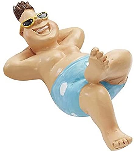 Hobbyfun Bade Urlauber für 6 cm Figur Deko von Hobbyfun