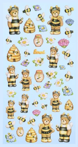 Creapop SOFTY-Stickers Lustige Bienen 3451155 von Hobbyfun
