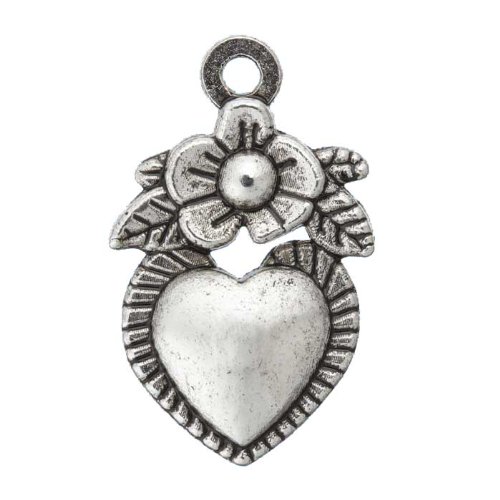 Hobbyfun Trachten-Schmuck-Anhänger-Herz mit Blume-Btl. mit 3 STK. Hobbyfun Trachten-Schmuck-Anhänger-Herz mit Blume-Btl. mit 3 STK. von Hobbyfun