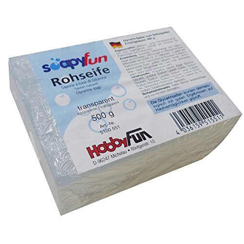 Rohseife, transparent 500g von Hobbyfun