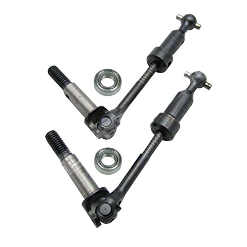 Hobbypower Einstellbare Antriebswelle Weitwinkel 80° Schwenkwelle mit Lager für RC 1/10 Sakura D3 Auto (2 Stück) von Hobbypower