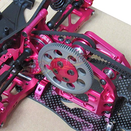 Rcmodelpart Metall 48P Spur Pully Gear 92T für SAKURA D4 AWD RWD 1/10 Drift Rennwagen von Hobbypower