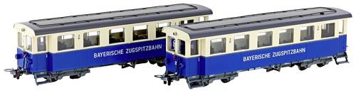 Hobbytrain H43107 H0 2er-Set Zugspitzbahn Personenwagen von Hobbytrain