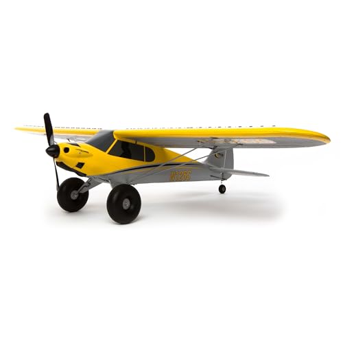 HobbyZone RC Flugzeug Carbon Cub S 2 1,3 m BNF Basic (Sender, Akku und Ladegerät nicht im Lieferumfang enthalten) mit Safe, HBZ32500, gelb von Hobbyzone