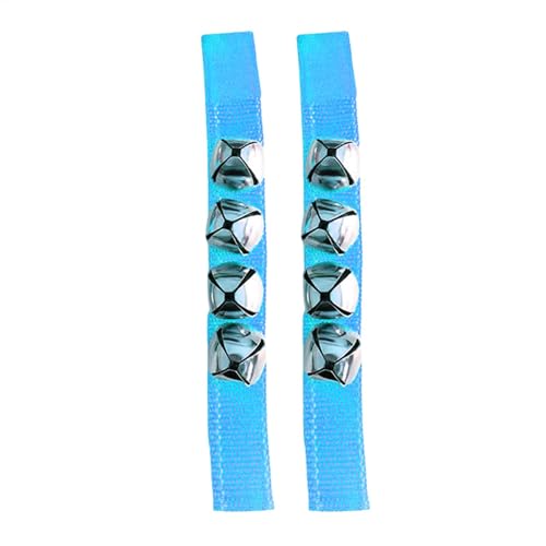 Armband Jingle Bells, 2 Stück Knöchelglocken Musikalisches Rhythmusspielzeug Für Kinder, Jingle Bell Armbänder Für Kinder, Rhythmusinstrument Percussion Weihnachtsfeiern Favors von Hobngmuc
