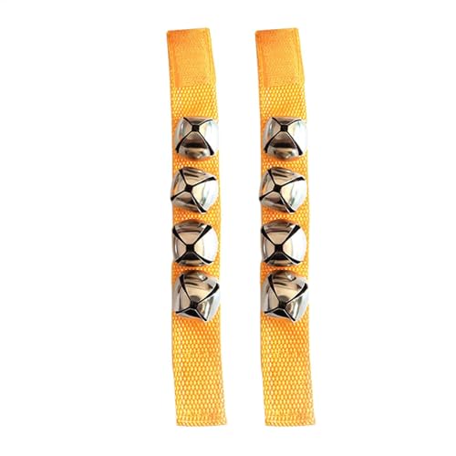 Armband Jingle Bells, 2 Stück Knöchelglocken Musikalisches Rhythmusspielzeug Für Kinder, Jingle Bell Armbänder Für Kinder, Rhythmusinstrument Percussion Weihnachtsfeiern Favors von Hobngmuc