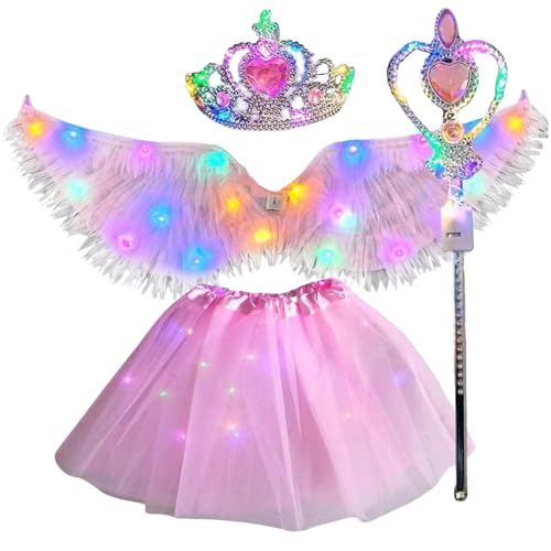 Hobngmuc Engelsflügel Kinder - Kinder Engel Flügel Kostüm Mit Beleuchtung,Spiel Zubehör Für Schulphotos Weihnachtsaufführung Brautparty Festlichkeiten Hobngmuc Engelsflügel Kinder - Kinder Engel Flügel Kostüm Mit Beleuchtung,Spiel Zubehör Für Schulphotos Weihnachtsaufführung Brautparty Festlichkeiten von Hobngmuc
