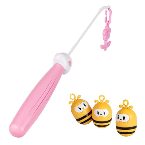 Hobngmuc Fischereistabstange Spielzeug, Bienenfischerei Spielzeug,Little Biene Playset Puzzle | Development Fine Motor Skills Development Safes Bildungslernen für Karnevalsparty -Gefälligkeiten von Hobngmuc