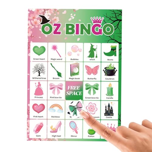 Hobngmuc Halloween Bingo Spiele,Halloween Bingospiele Für Erwachsene Hexenthema - Gesellschaftsspiel für Klassenfahrten Erwachsenenfeiern Geburtstage Festivals Reisen Familienaktivitäten von Hobngmuc