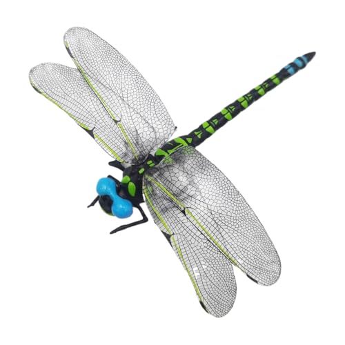Hobngmuc Libellen-Dekoration, Fliegenvertreiber, realistische künstliche , Tierfiguren, Gartendekoration für Kinder, Lernen, Klassenzimmer, Demonstration, Baby, , Kinderwagen, Rasen von Hobngmuc