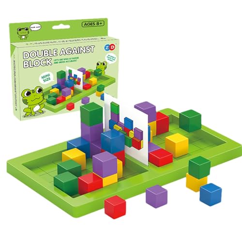 Hobngmuc Passende Bausteine ​​für Kinder, Musterblöcke für Kinder - Anspruchsvolles Spiel mit Bausteinen für Kinder | Eltern-Kind-Denkaufgabe zur Übung des logischen Denkens für das Early Learning von Hobngmuc