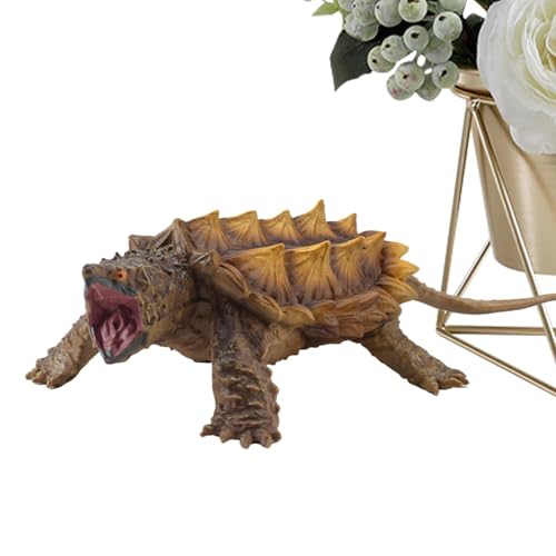 Hobngmuc Schnappschildkrötenfiguren, Schildkrötenfiguren, Süßwasserschildkrötenmodellschildkröten -Figuren, Home Dekoration, Bildungsspielzeug Reptilien -Tiersammlung für Kinder Erwachsene Hobngmuc Schnappschildkrötenfiguren, Schildkrötenfiguren, Süßwasserschildkrötenmodellschildkröten -Figuren, Home Dekoration, Bildungsspielzeug Reptilien -Tiersammlung für Kinder Erwachsene von Hobngmuc