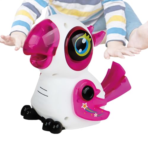 Hobngmuc Sensor-Roboterspielzeug,Induktives Roboterspielzeug - Interaktives automatisches Vogelspielzeug zur Verfolgung schwarzer Linien | Eltern-Kind-Frühlernwerkzeug, automatisches Vogelspielzeug von Hobngmuc