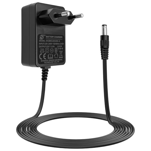 Hoembpn 12V 1A Universelles Ladegerät für Kinder Elektroauto - 12V Netzteil mit 2,1×5,5 mm Stecker für Elektrische Fahrspielzeuge, Motorrad, SUV, ATV und Kinderreitspielzeuge Hoembpn 12V 1A Universelles Ladegerät für Kinder Elektroauto - 12V Netzteil mit 2,1×5,5 mm Stecker für Elektrische Fahrspielzeuge, Motorrad, SUV, ATV und Kinderreitspielzeuge von Hoembpn