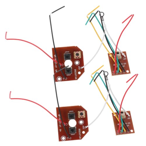 Hoement 2 Sätze Zweikanal Fernsteuerungsmodul mit Antenne DIY Elektronik Experiment Bausatz für Rc Auto Lernspielzeug Hand Auge koordination und Praktischem Verständnis von Hoement