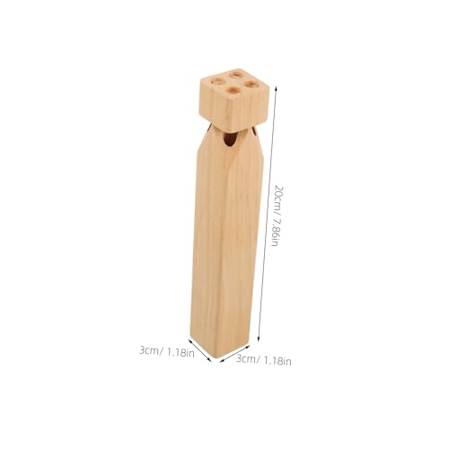 Hoement Holz zugpfeife aus Robustem Eichenholz Realistische Zughupe Musikspielzeug für Fördert Rhythmusgefühl und Musikalisches Interesse Zug Party Accessoire und Geschenk von Hoement