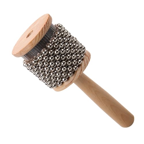 Hoement Kleines Cabasa Percussioninstrument aus Holz und Edelstahl für Langlebig Klarer Klang Fördert Musikalische Fähigkeiten und Kreatives Spiel für Musikalische Früherziehung und Hoement Kleines Cabasa Percussioninstrument aus Holz und Edelstahl für Langlebig Klarer Klang Fördert Musikalische Fähigkeiten und Kreatives Spiel für Musikalische Früherziehung und von Hoement