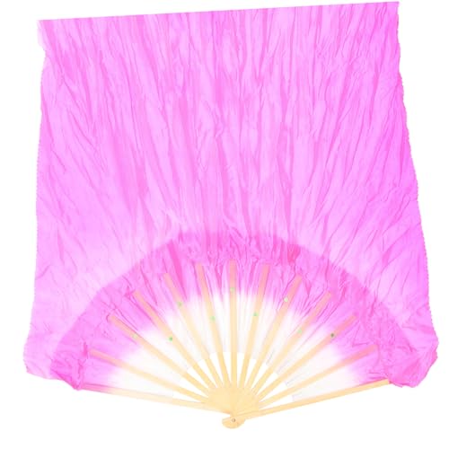Hoement Langer Seidenfächer Bauchtanz Faltbarer Tanzfächer aus Seide und für Damen Tragbar Leicht zum Tanzen und Aufbewahren Rosa Hoement Langer Seidenfächer Bauchtanz Faltbarer Tanzfächer aus Seide und für Damen Tragbar Leicht zum Tanzen und Aufbewahren Rosa von Hoement