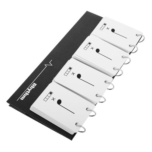 Hoement Rhythmus Flashcards Kompakt Tragbar Langlebig Leicht zu Reinigen für Musikunterricht Notenlesen Rhythmusgenauigkeit Verbessern für Musikschulen und Musikliebhaber Hoement Rhythmus Flashcards Kompakt Tragbar Langlebig Leicht zu Reinigen für Musikunterricht Notenlesen Rhythmusgenauigkeit Verbessern für Musikschulen und Musikliebhaber von Hoement