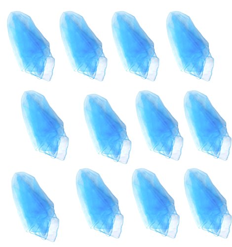 Hoerev Jonglier-Tanzschals 12er-Pack - Mischfarben und einfarbig (ca. 60cm x 60cm),Hellblau von Hoerev