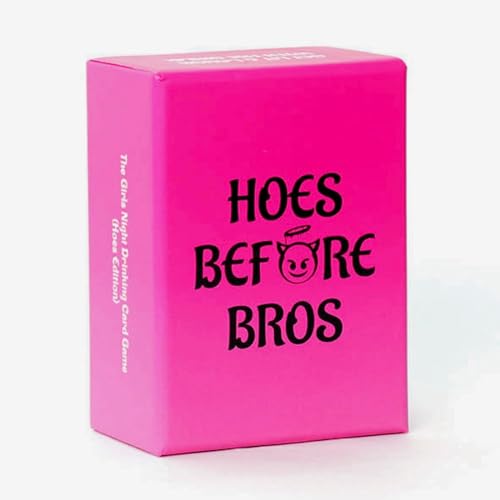 Hoes Before Bros - Das ultimative Mädchennacht-Trinkspiel: 112 Karten & Box, für Erwachsene, perfekt für Pre-Drinks, Junggesellinnenabschiede und Abende von Hoes Before Bros