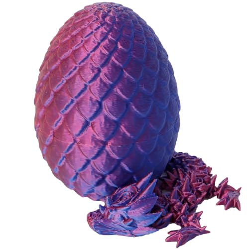 Hogvinnatil 3D Gedrucktes Drachenei Dragon Spielzeug Für Erwachsene Kinder Gedruckter Dragon Beweglicher Dragon Figuren Für Easter Weihnachtstag Schreibtisch Dekoration von Hogvinnatil