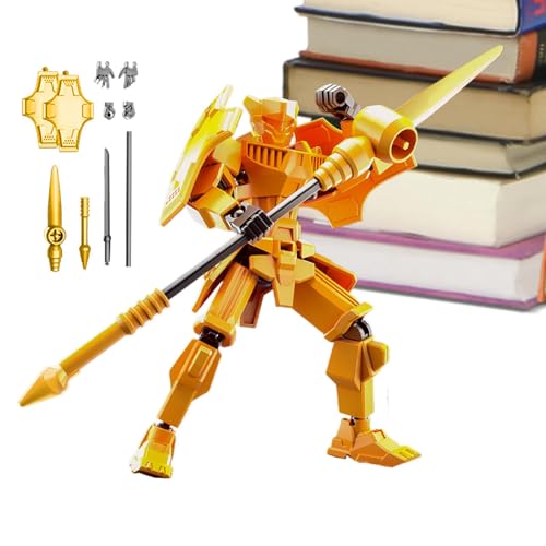 Hogvinnatil Actionfiguren mit Mehreren Gelenken,Actionfigurenmodell - -Gelenkfigur-Roboter,13 cm große, einzigartige, bewegliche Roboter-Actionfigur mit Mehreren Gelenken für die Hogvinnatil Actionfiguren mit Mehreren Gelenken,Actionfigurenmodell - -Gelenkfigur-Roboter,13 cm große, einzigartige, bewegliche Roboter-Actionfigur mit Mehreren Gelenken für die von Hogvinnatil