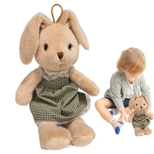 Hogvinnatil Ausgestopfter Kaninchen, Hasen ausgestopftes Tier, Weiche Schlafenszeitpuppe, Langes Tier Puppe Plüsch gefülltes Hugger Langes Spielzeug Wohnkultur für Geburtstage Ostern von Hogvinnatil