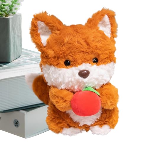 Hogvinnatil Cartoon Animal Plüschpuppe, gefülltes Plüschspielzeug - Cartoon Plüschfuchs Eichhörnchen Sammlung | Niedliche Tierdesign -Heimation für Schlafzimmer, Kinderzimmer, Wohnzimmer, Spielzimmer Hogvinnatil Cartoon Animal Plüschpuppe, gefülltes Plüschspielzeug - Cartoon Plüschfuchs Eichhörnchen Sammlung | Niedliche Tierdesign -Heimation für Schlafzimmer, Kinderzimmer, Wohnzimmer, Spielzimmer von Hogvinnatil