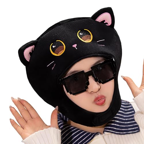 Hogvinnatil Katzenkopfabdeckung, Katzenhüte für Frauen,Weiche Plüschkatze Kopfbedeckungsohren | Rollenspielkostüm, Neuheit Cosplay Accessoires, warmes Stofftier für Erwachsene Geburtstagsfeiern Hogvinnatil Katzenkopfabdeckung, Katzenhüte für Frauen,Weiche Plüschkatze Kopfbedeckungsohren | Rollenspielkostüm, Neuheit Cosplay Accessoires, warmes Stofftier für Erwachsene Geburtstagsfeiern von Hogvinnatil