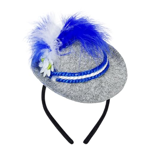Hogvinnatil Oktoberfest Stirnbänder, Oktoberfest -Hut -Stirnband - Neuheit fühlte Kopfbedeckung mit Feder - Bierparty Kopfbedeckung, Dress -up -Vorräte für Oktoberfest, Themenpartys Hogvinnatil Oktoberfest Stirnbänder, Oktoberfest -Hut -Stirnband - Neuheit fühlte Kopfbedeckung mit Feder - Bierparty Kopfbedeckung, Dress -up -Vorräte für Oktoberfest, Themenpartys von Hogvinnatil