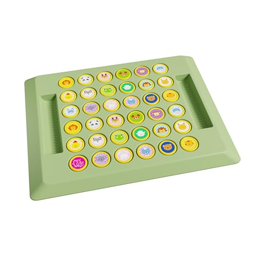 Hogvinnatil Passendes Schachbrett, Schachspeicherspiel umdrehen - Flipping passender Schachbrett,Pädagogik -Cartoon -Muster Puzzlespielzeug, lustige Puzzle -Strategie -Aktivität für und Mädchen von Hogvinnatil