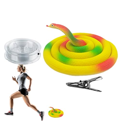 Hogvinnatil Schlangenspielzeug, String Snake - Simulation Streichspielzeug - Lustige Halloween -Sachen, tragbares falsches Tier für Familienversammlungen, Themenpartys Hogvinnatil Schlangenspielzeug, String Snake - Simulation Streichspielzeug - Lustige Halloween -Sachen, tragbares falsches Tier für Familienversammlungen, Themenpartys von Hogvinnatil