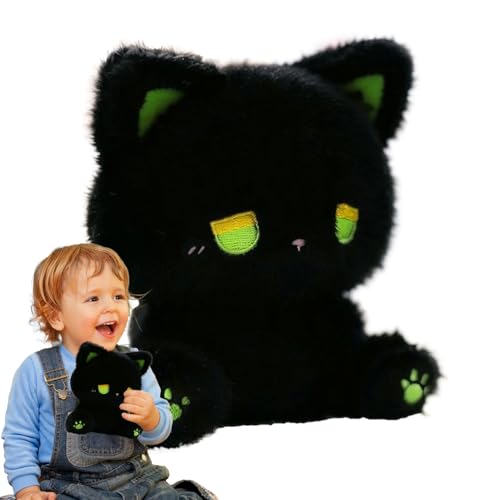Hogvinnatil Stofftier Katze Spielzeug - Tierisches Plüschtier Mit Niedlichem Design,Weiches Dekokissen Für Wohnzimmer Schlafzimmer & Esstisch von Hogvinnatil