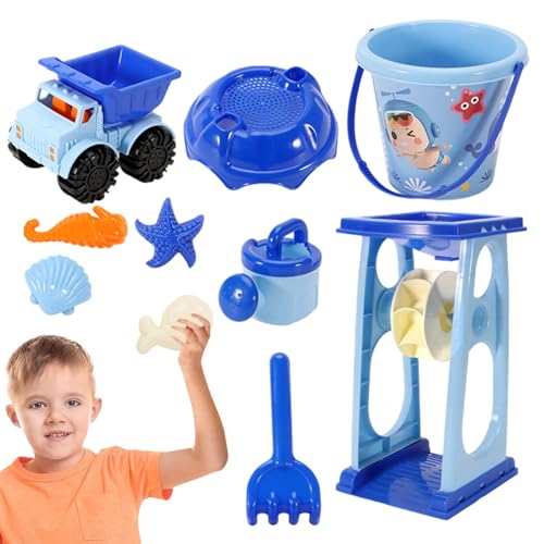 Hogvinnatil Strandset für Kinder, Strandspielzeugset - Sand Eimer Schaufel Sea Beach Spielzeug - Schlossbau BAU im Freien Aktivität Wasser mit Tierformen für Mädchen Hogvinnatil Strandset für Kinder, Strandspielzeugset - Sand Eimer Schaufel Sea Beach Spielzeug - Schlossbau BAU im Freien Aktivität Wasser mit Tierformen für Mädchen von Hogvinnatil