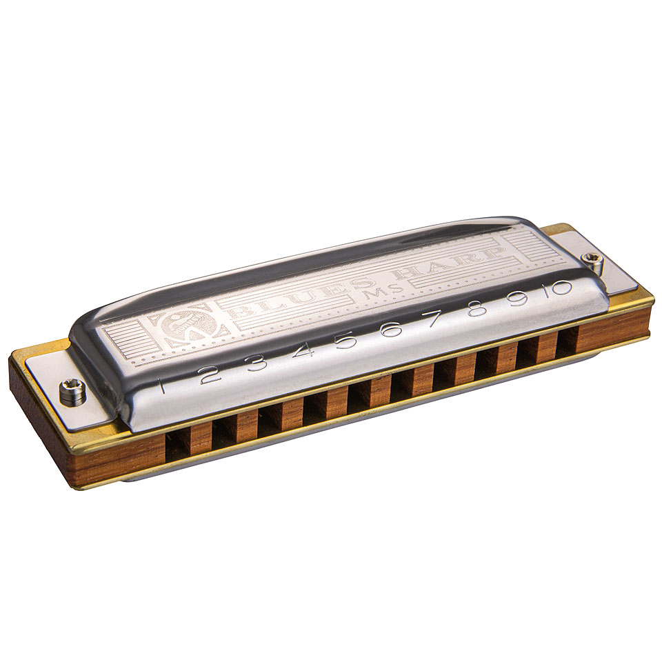 Hohner Blues Harp MS A Richter-Mundharmonika von Hohner