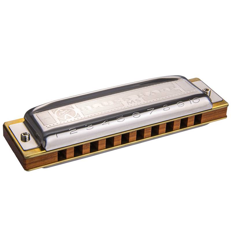 Hohner Blues Harp MS D Richter-Mundharmonika von Hohner