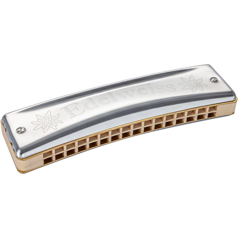 Hohner Edelweiss 32 C Wiener Oktav-Mundharmonika von Hohner