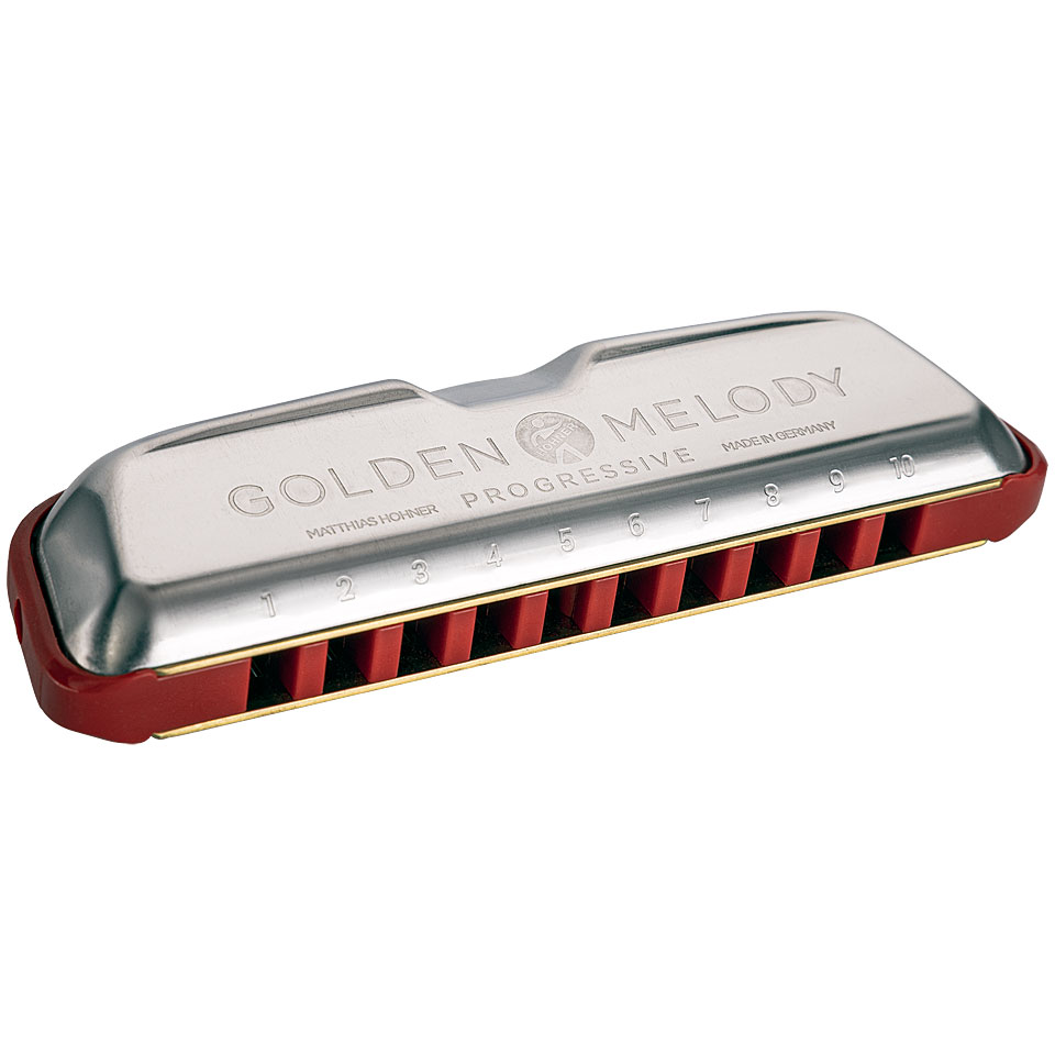 Hohner Golden Melody Progressive A Richter-Mundharmonika von Hohner