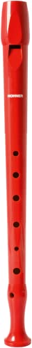 Hohner HOB95084RE Melody Line Blockflöte Kunststoff rot von Hohner
